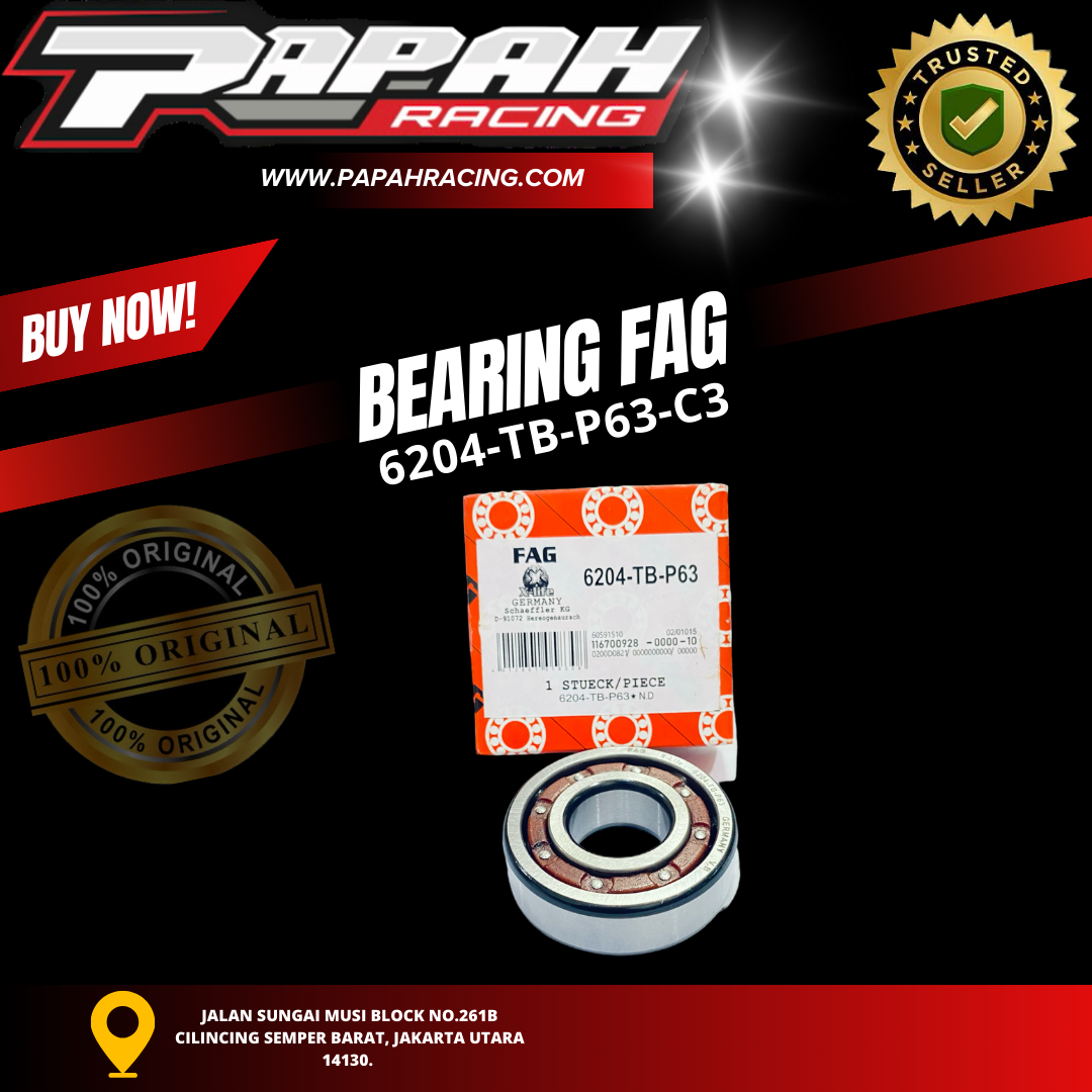BEARING FAG 6204-TB-P63-C3